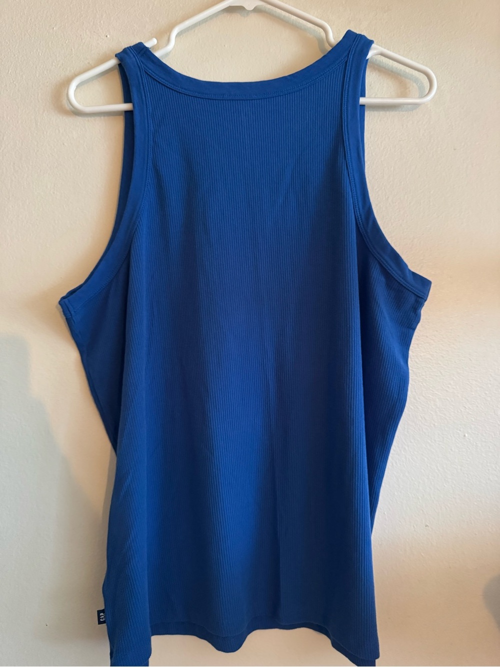 GAP Royal Blue Ribbed Tank Top - Picture 2 of 4
